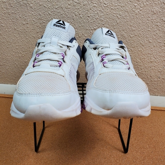 Reebok Nano 7 Sneakers Gray white purple Womans Size 8.5 - Picture 5 of 10
